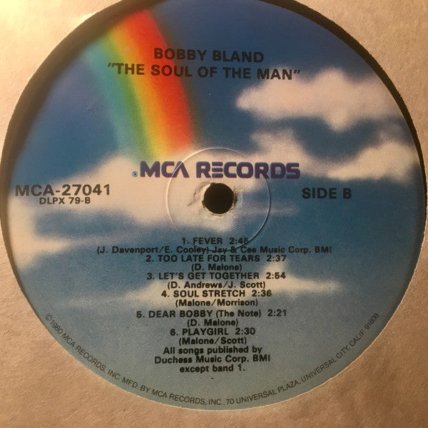 Bobby Bland : The Soul Of The Man (LP, Album, RE)