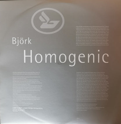 Björk : Homogenic (LP, Album, RE, 180)