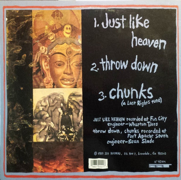 Dinosaur Jr* : Just Like Heaven (12", S/Sided, Etch)