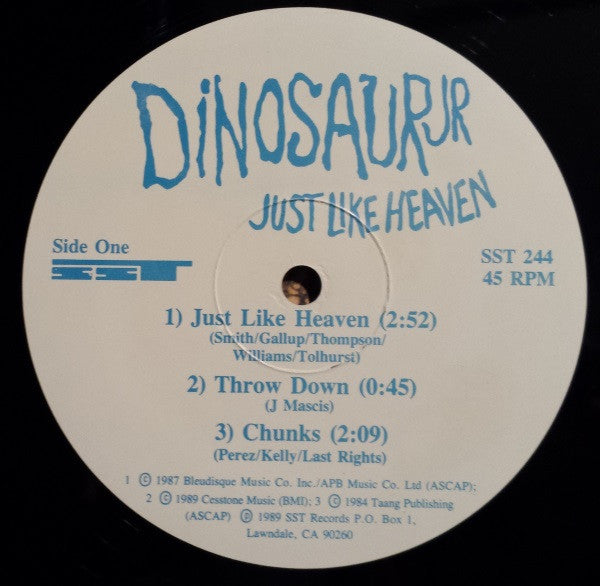 Dinosaur Jr* : Just Like Heaven (12", S/Sided, Etch)
