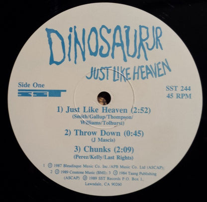 Dinosaur Jr* : Just Like Heaven (12", S/Sided, Etch)