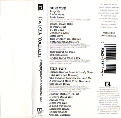 Dwight Yoakam : dwightyoakamacoustic.net (Cass, Album, Dol)