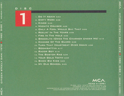 Steely Dan : Citizen Steely Dan 1972-1980 (4xCD, Comp, RM, UNI + Box, RE)