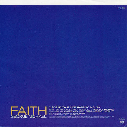 George Michael : Faith (7", Single, Styrene, Car)