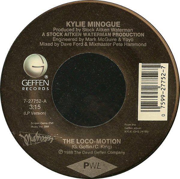 Kylie Minogue : The Loco-Motion (7", Single)