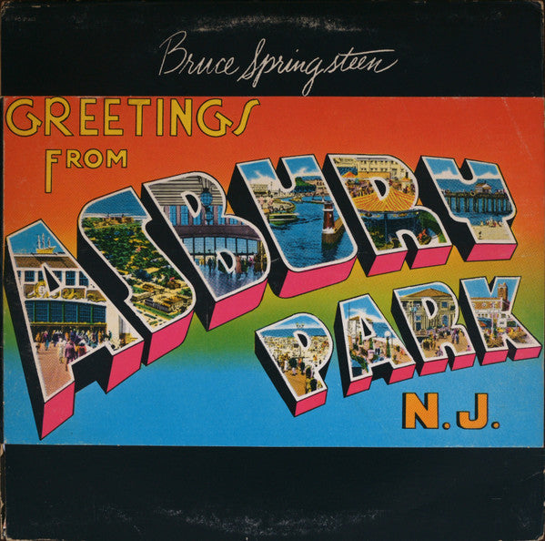Bruce Springsteen : Greetings From Asbury Park, N.J.  (LP, Album, RE, San)
