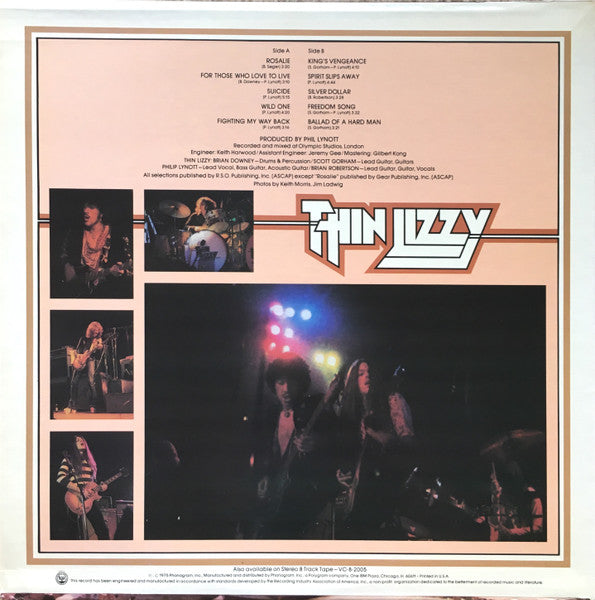 Thin Lizzy : Fighting (LP, Album, Pit)