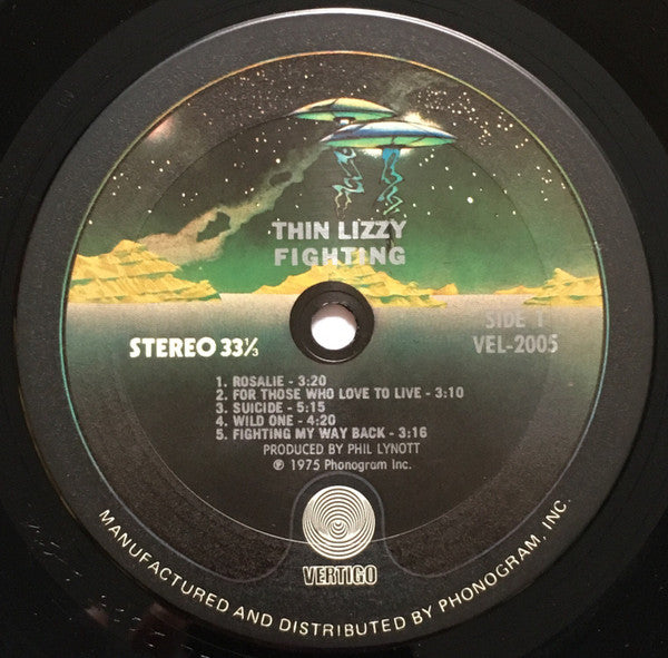 Thin Lizzy : Fighting (LP, Album, Pit)