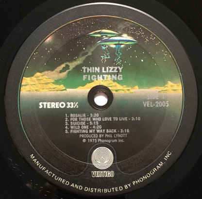 Thin Lizzy : Fighting (LP, Album, Pit)