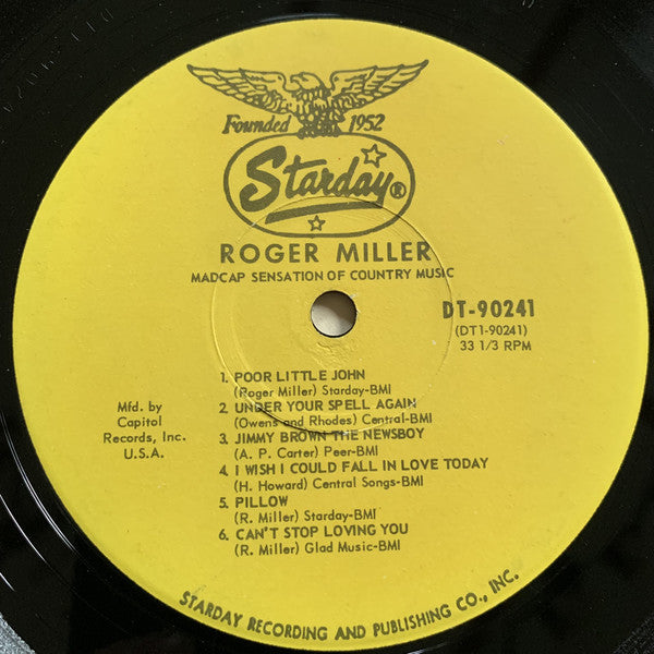 Roger Miller : Wild Child/Madcap Sensation Of Country Music (LP, Album, Club, Jac)