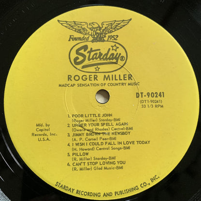 Roger Miller : Wild Child/Madcap Sensation Of Country Music (LP, Album, Club, Jac)