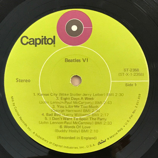 The Beatles : Beatles VI (LP, Album, RE, Win)