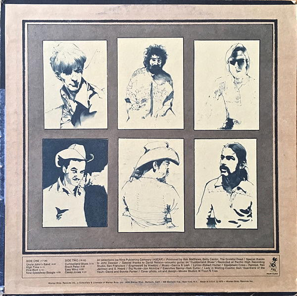 The Grateful Dead : Workingman's Dead (LP, Album, RE, San)