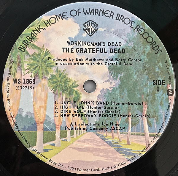 The Grateful Dead : Workingman's Dead (LP, Album, RE, San)
