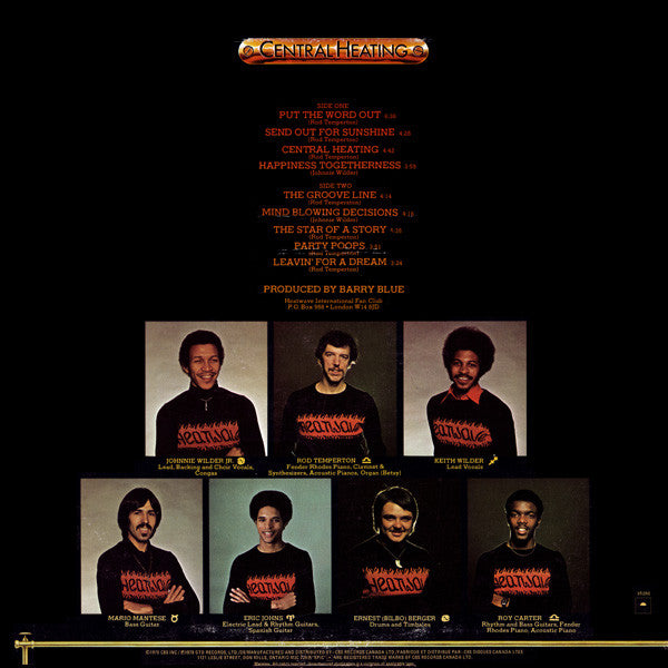 Heatwave : Central Heating (LP, Album)