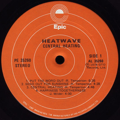 Heatwave : Central Heating (LP, Album)