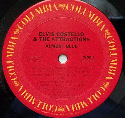 Elvis Costello & The Attractions : Almost Blue (LP, Album, Pit)