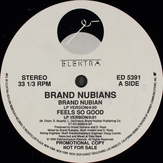 Brand Nubians* : Brand Nubian / Feels So Good (12", Promo)