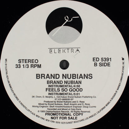 Brand Nubians* : Brand Nubian / Feels So Good (12", Promo)