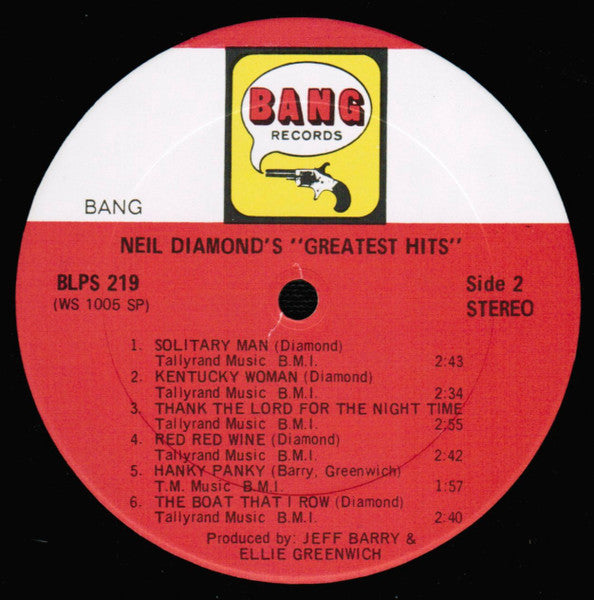 Neil Diamond : Neil Diamond's Greatest Hits (LP, Comp, SP)