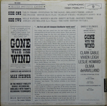 Max Steiner : Gone With The Wind (LP, Mono, Gat)