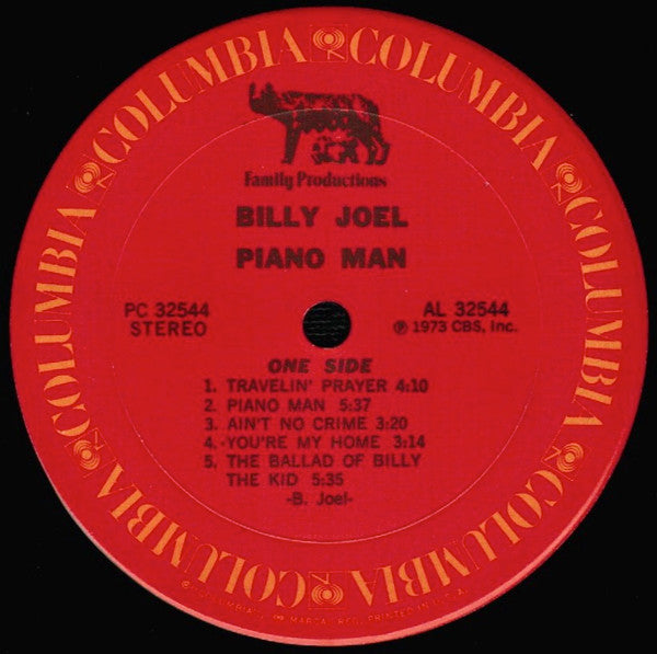 Billy Joel : Piano Man (LP, Album, RE, Pit)