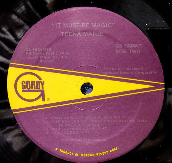 Teena Marie : It Must Be Magic (LP, Album)