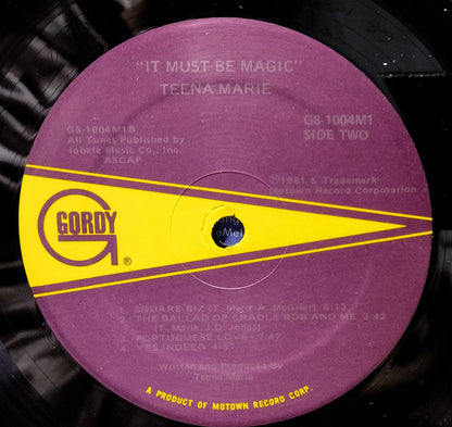 Teena Marie : It Must Be Magic (LP, Album)
