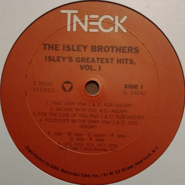 The Isley Brothers : Isley's Greatest Hits, Vol. 1 (LP, Comp)