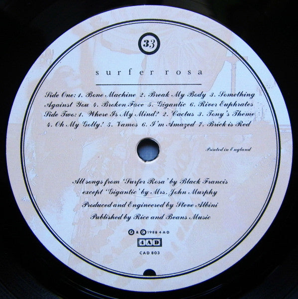 Pixies : Surfer Rosa (LP, Album, RE, RP, 180)