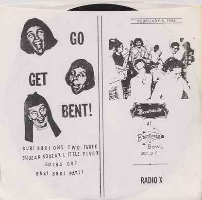 The Brentwoods : Go Get Bent! (7")