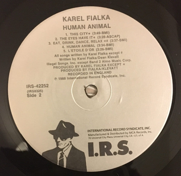Karel Fialka : Human Animal (LP, Album)