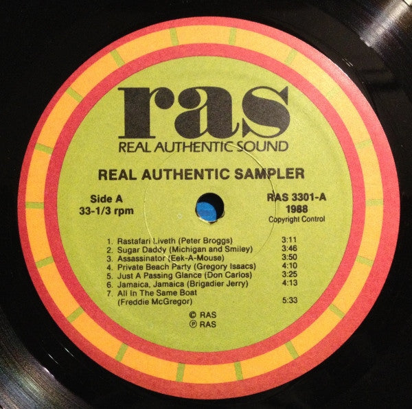 Various : The Real Authentic Sampler (LP, Smplr)