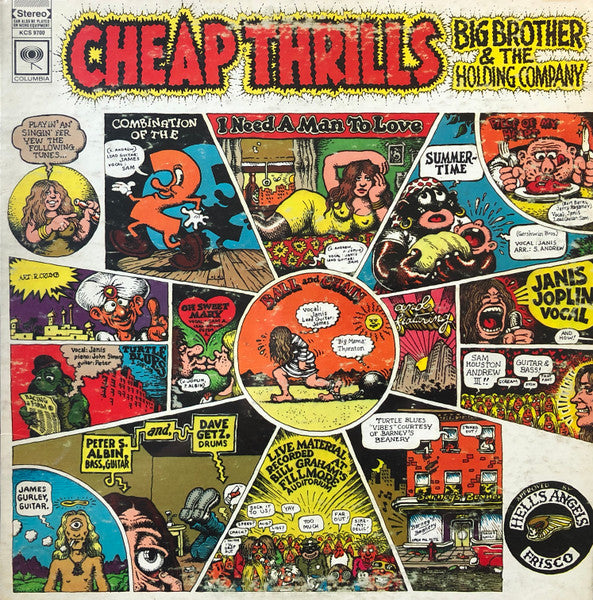 Big Brother & The Holding Company : Cheap Thrills (LP, Album, Pit)