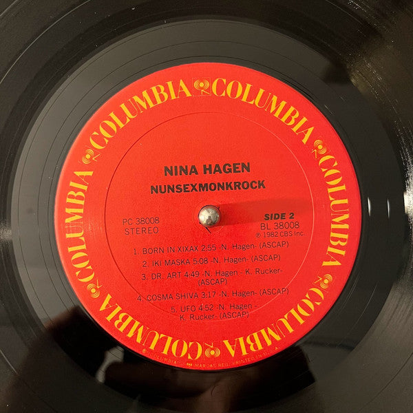 Nina Hagen : NunSexMonkRock (LP, Album, Car)