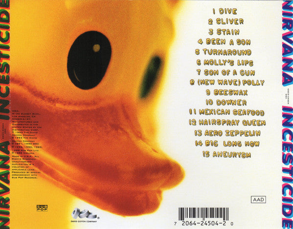 Nirvana : Incesticide (CD, Comp, RE)