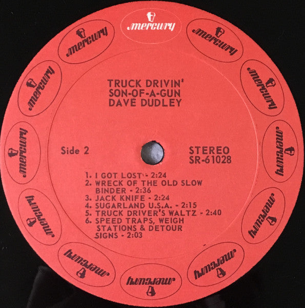 Dave Dudley : Truck Drivin' Son-Of-A-Gun (LP, Album, RP)