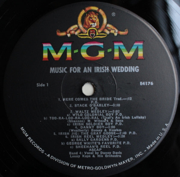 Lenny Kaye And His Orchestra : Music For An Irish Wedding (LP, Album)