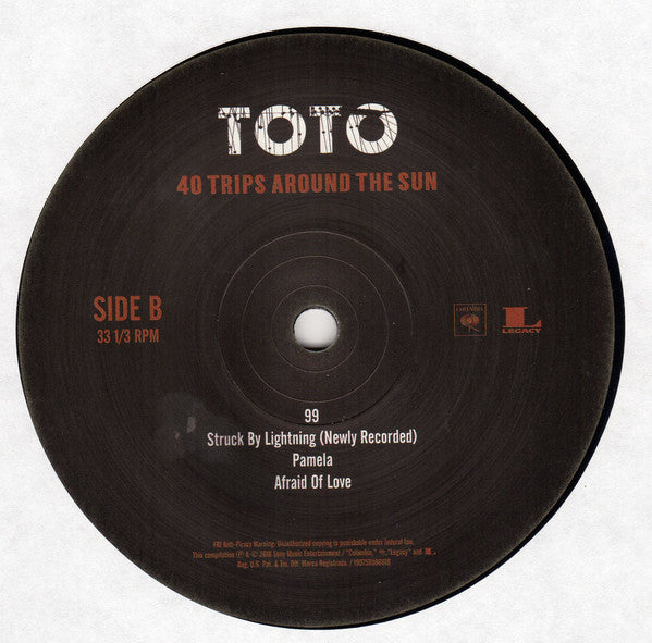 Toto : 40 Trips Around The Sun (2xLP, Comp, RM)