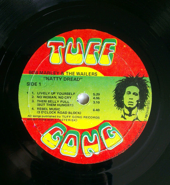 Bob Marley & The Wailers : Natty Dread (LP, Album, M/Print)