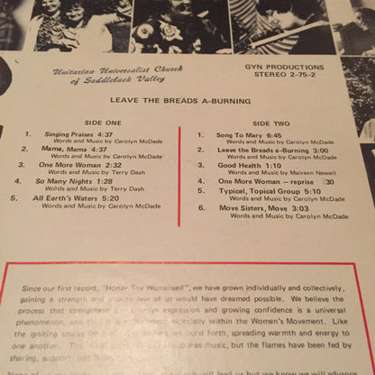 Arlington St. Women's Caucus* : Leave the Breads A-Burning! (LP, Album)