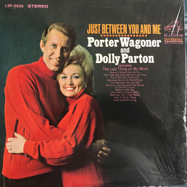 Porter Wagoner And Dolly Parton : Just Between You And Me (LP)
