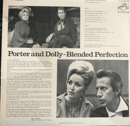 Porter Wagoner And Dolly Parton : Just Between You And Me (LP)