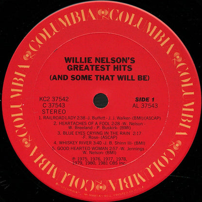 Willie Nelson : Greatest Hits (& Some That Will Be) (2xLP, Album, Comp, Ter)