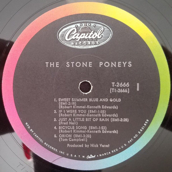 The Stone Poneys : The Stone Poneys (LP, Album, Mono, Scr)