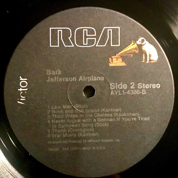 Jefferson Airplane : Bark (LP, Album, RE)