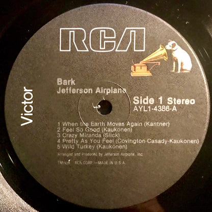 Jefferson Airplane : Bark (LP, Album, RE)