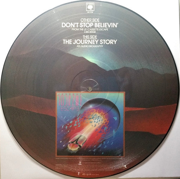 Journey : Don't Stop Believin' / The Journey Story (An Audio Biography) (12", Pic)