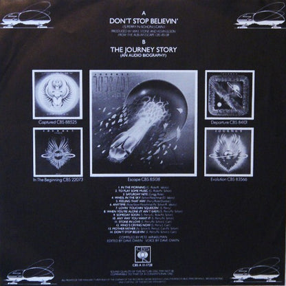 Journey : Don't Stop Believin' / The Journey Story (An Audio Biography) (12", Pic)