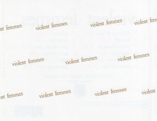 Violent Femmes : Violent Femmes (CD, Album, RE, Bon)